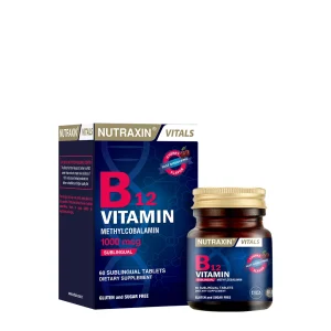 Nutraxin Vitamin B12 Sublingual Tablet Vitamin B12 Dil Altı Tablet